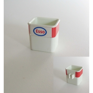 PLAYMOBIL (R3231) STATION - Poubelle Blanche Esso 3439