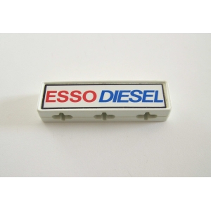 PLAYMOBIL (R3228) STATION - Panneau Double Face Blanc Diesel Esso 3439