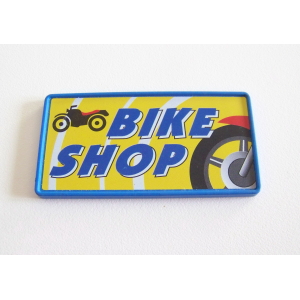 PLAYMOBIL (R3203) GARAGE - Pancarte Bike Shop Atelier de Réparation Motos 3992