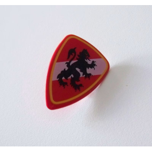 PLAYMOBIL (L653) MOYEN-AGE - Bouclier Garde Lion Noir 4583 Série Spéciale