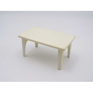 PLAYMOBIL (R2c04) MAISON MODERNE - Grande Table Blanche pour Cuisine Jaunie