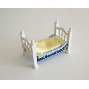 PLAYMOBIL (R2119) MAISON MODERNE - Lit Bleu & Blanc Chambre des Enfants 5328