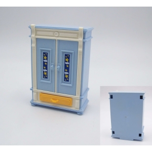 PLAYMOBIL (R228) MAISON MODERNE - Armoire Bleue & Blanche Chambre 5328