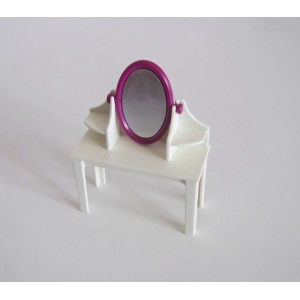 PLAYMOBIL (R2198) MAISON MODERNE - Coiffeuse Blanche & Miroir Chambre 5331 6626
