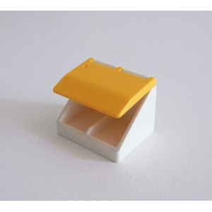 PLAYMOBIL (R246) MAISON MODERNE - Range Poubelles Blanc Orange Cuisine 3968 4404