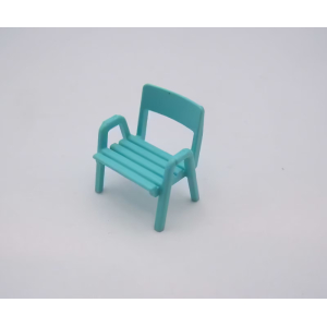 PLAYMOBIL (R2204) MAISON MODERNE - Chaise Bleu Clair Terrasse 9266
