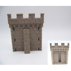 PLAYMOBIL (L32177) MOYEN-AGE - Mur Droit Attache Angle Château 4865 4866