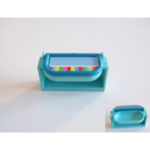 PLAYMOBIL (R2180) MAISON MODERNE - Table à Langer Bleu avec Rangements 5368