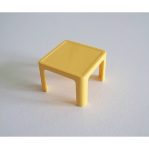 PLAYMOBIL (R251) MAISON MODERNE - Petite Table Jaune Clair Chambre Enfants 5306