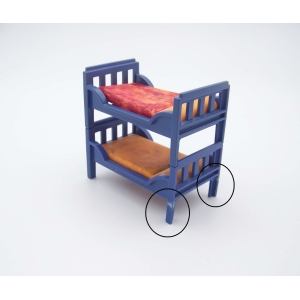 PLAYMOBIL (R2c06) MAISON MODERNE - 2 Lits Superposables Chambre 3964 EN l'ETAT
