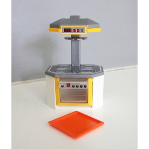 PLAYMOBIL (R273) MAISON MODERNE - Cuisinière Plaques Cuisson Four Cuisine 3968