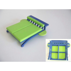 PLAYMOBIL (R268) MAISON MODERNE - Grand Lit Vert Chambre Parents 3967 (Défaut)