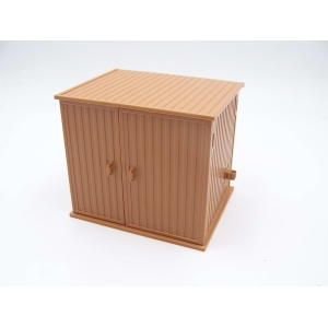 PLAYMOBIL (R2205) MAISON MODERNE - Abri de Jardin Cabanon Marron 6558 Complet
