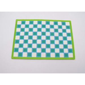 PLAYMOBIL (R2190) MAISON MODERNE - Tapis à Carreaux Vert 14x10cm Cuisine 5329