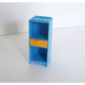 PLAYMOBIL (R2150) MAISON MODERNE - Meuble Rangement Bleu Chambre 5333 incomplet