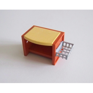 PLAYMOBIL (R230) MAISON MODERNE - Bureau Enfant avec Corbeille Chambre 4287