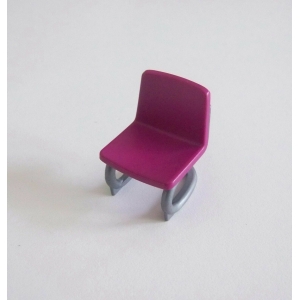 PLAYMOBIL (R224) MAISON MODERNE - Chaise de Bureau Violet