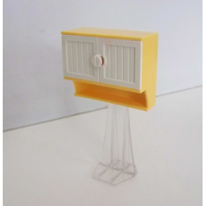 PLAYMOBIL (R2189) MAISON MODERNE - Placard Jaune & Support Transparent 5336