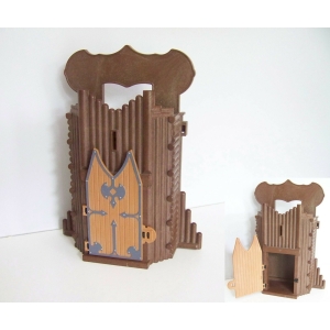 PLAYMOBIL (L3245) MOYEN-AGE - Citadelle des Barbares Transportable 4774
