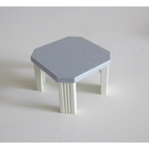 PLAYMOBIL (R234) MAISON MODERNE - Table Blanche & Grise pour Cuisine 4283