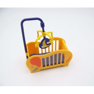 PLAYMOBIL (R263) MAISON MODERNE - Lit Orange avec Mobile pour Bébé Chambre 3207