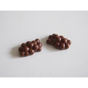 PLAYMOBIL (R11142) COMMERCE - Lot 2 Boules Glace Cholocat Lait ou Crottin Cheval