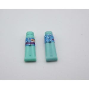 PLAYMOBIL (R1178) COMMERCE - Lot de 2 Tubes de Dentifrice Bleu Supermarché 3200