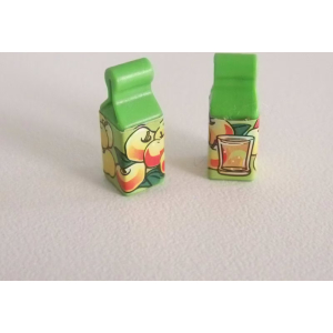 PLAYMOBIL (R1123) COMMERCE - Lot de 2 Briques Packs de Jus de Pomme