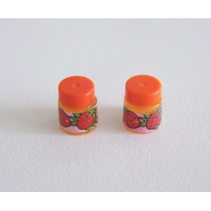 PLAYMOBIL (R1120) COMMERCE - Lot de 2 Pots de Confiture à la Fraise