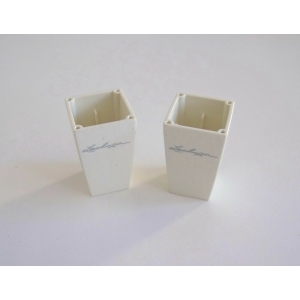 PLAYMOBIL (R11156) COMMERCE - Lot 2 Pots de Fleur Blanc Lechuza 4404 4480