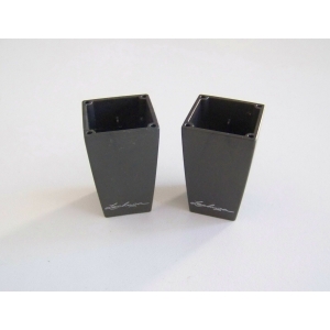PLAYMOBIL (R11157) COMMERCE - Lot 2 Pots de Fleur Gris Foncé Lechuza 4404 4281