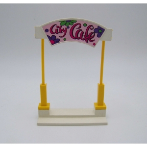 PLAYMOBIL (R1190) COMMERCE - Entrée du City Café 3989
