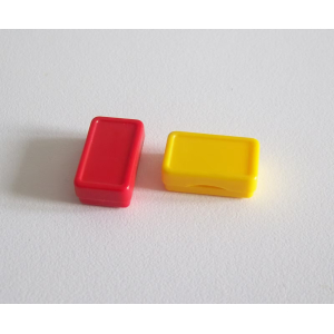 PLAYMOBIL (R1197) COMMERCE - Lot de 2 Boites Rouge & Jaune
