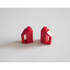 PLAYMOBIL (R11141) COMMERCE - Lot de 2 Bidons Rouge Vierge