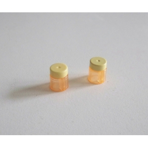 PLAYMOBIL (R11147) COMMERCE - Lot de 2 Pots Vierge Couvercle Jaune
