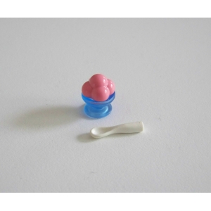 PLAYMOBIL (R11150) COMMERCE - Coupe de Glace Fraise & Cuillère Glacier 4134 5335