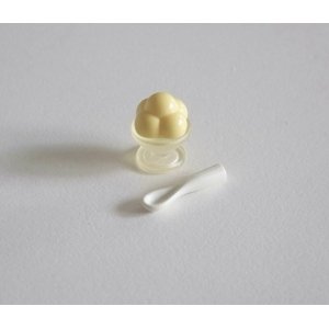 PLAYMOBIL (R11152) COMMERCE - Coupe Glace Vanille & Cuillère Glacier 4134 5129