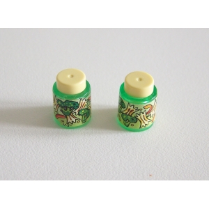 PLAYMOBIL (R1191) COMMERCE - Lot de 2 Gros Bocaux de Brocolis