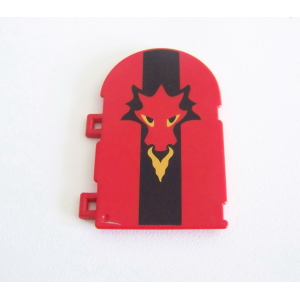 PLAYMOBIL (L3209) MOYEN-AGE - Volet pour Fenêtre Forteresse Dragon Rouge 3269