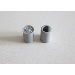 PLAYMOBIL (R1192) COMMERCE - Lot de 2 Boites de Conserve Gris Clair 3200