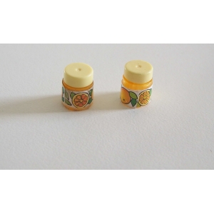 PLAYMOBIL (R1126) COMMERCE -  Lot de 2 Pots de Confiture d'Orange
