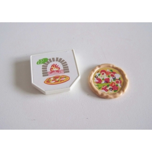 PLAYMOBIL (R11172) COMMERCE - Boite Sticker avec Pizza 4766