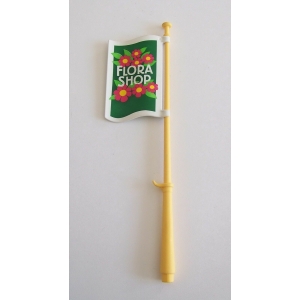 PLAYMOBIL (R1260) COMMERCE - Mat & Drapeau Flora Shop Magasin Jardinage 4480