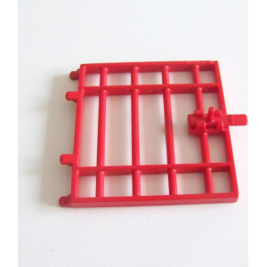 PLAYMOBIL (L3235) MOYEN-AGE - Grille Rouge pour Château Forteresse 4440