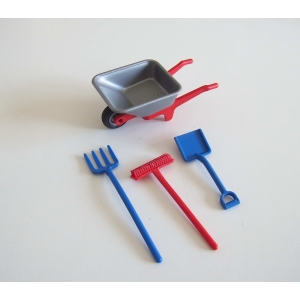 PLAYMOBIL (T1288) EQUESTRE - Brouette & Outils pour le Nettoyage des Box 4190