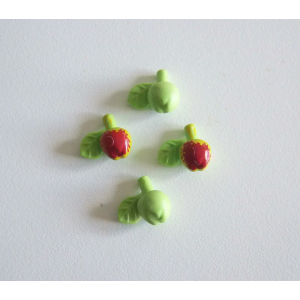 PLAYMOBIL (T1259) FERME - Lot de 4 Pommes à Accrocher sous Branches 4146