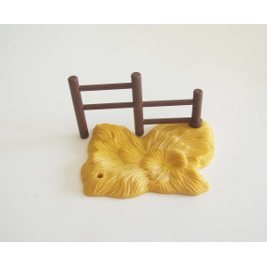 PLAYMOBIL (T1142) FERME - Barrière & Foin Jaune Foncé 5182 5687 6635