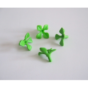 PLAYMOBIL (T1290) FERME - Lot 4 Feuilles Vert Clair Betterave Navet Carotte 4131