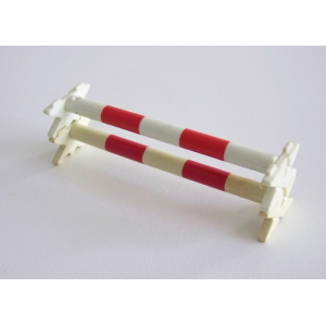 PLAYMOBIL (T11c01) CENTRE EQUESTRE - Lot de 2 Barrières Saut d'Obstacle Jaunies