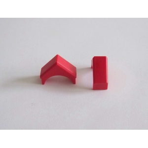 PLAYMOBIL (T1116) EQUESTRE - Lot de 2 Pointes Rouge Saut Obstacle 3854 4185 5224